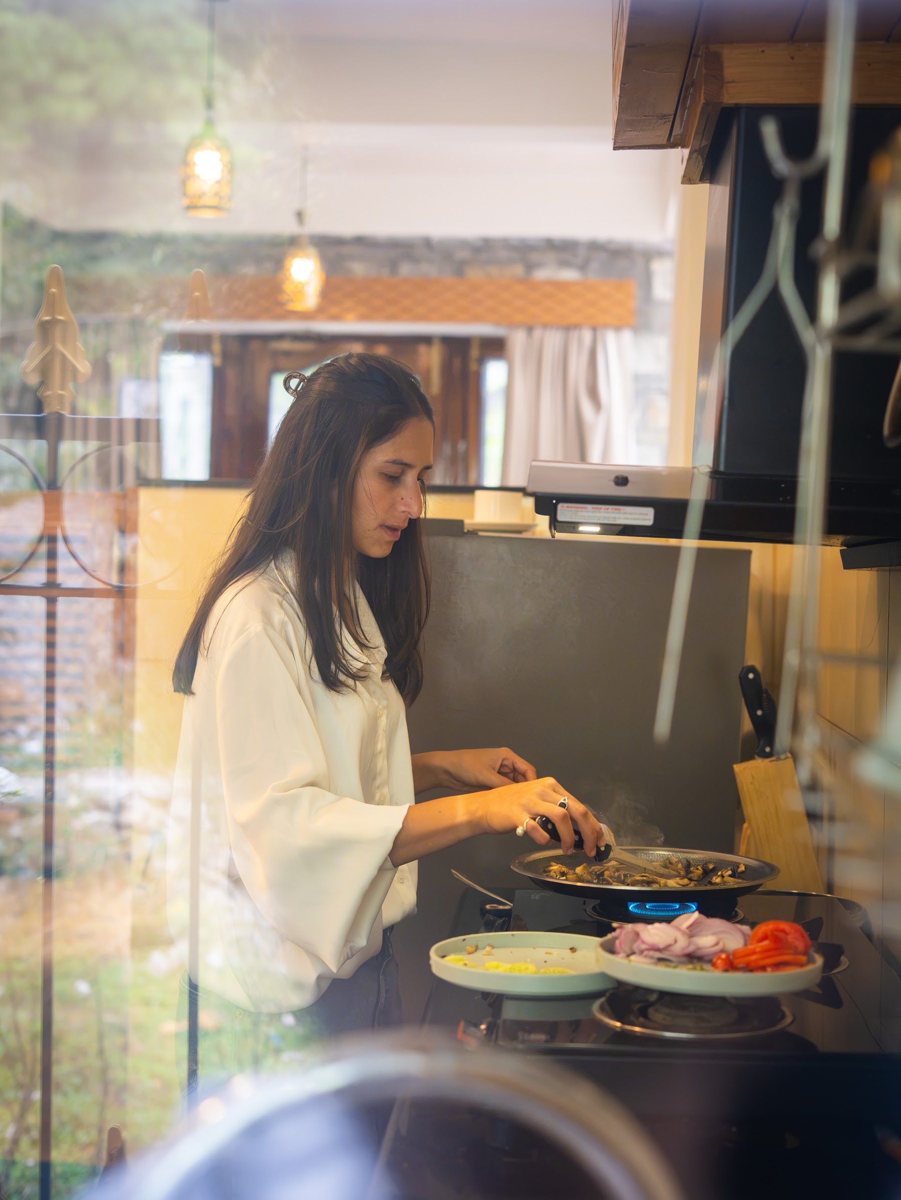 Kitchen detail at River Stone Villa